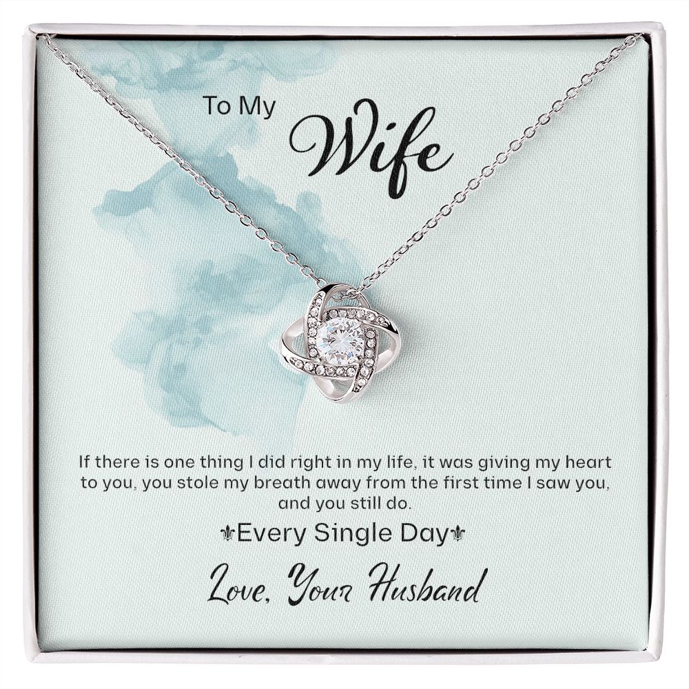 Every Single Day - Love Knot Necklace